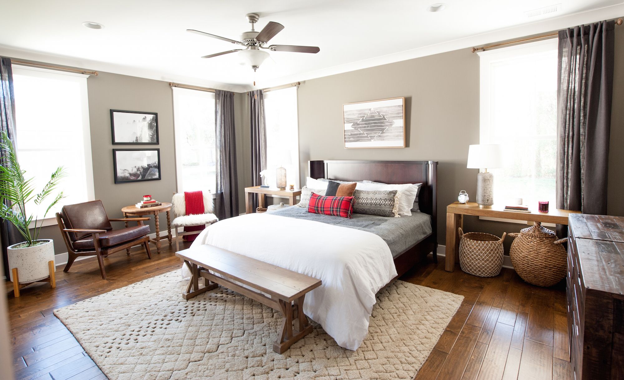 Primm Springs Model Home Bedroom in Nashville