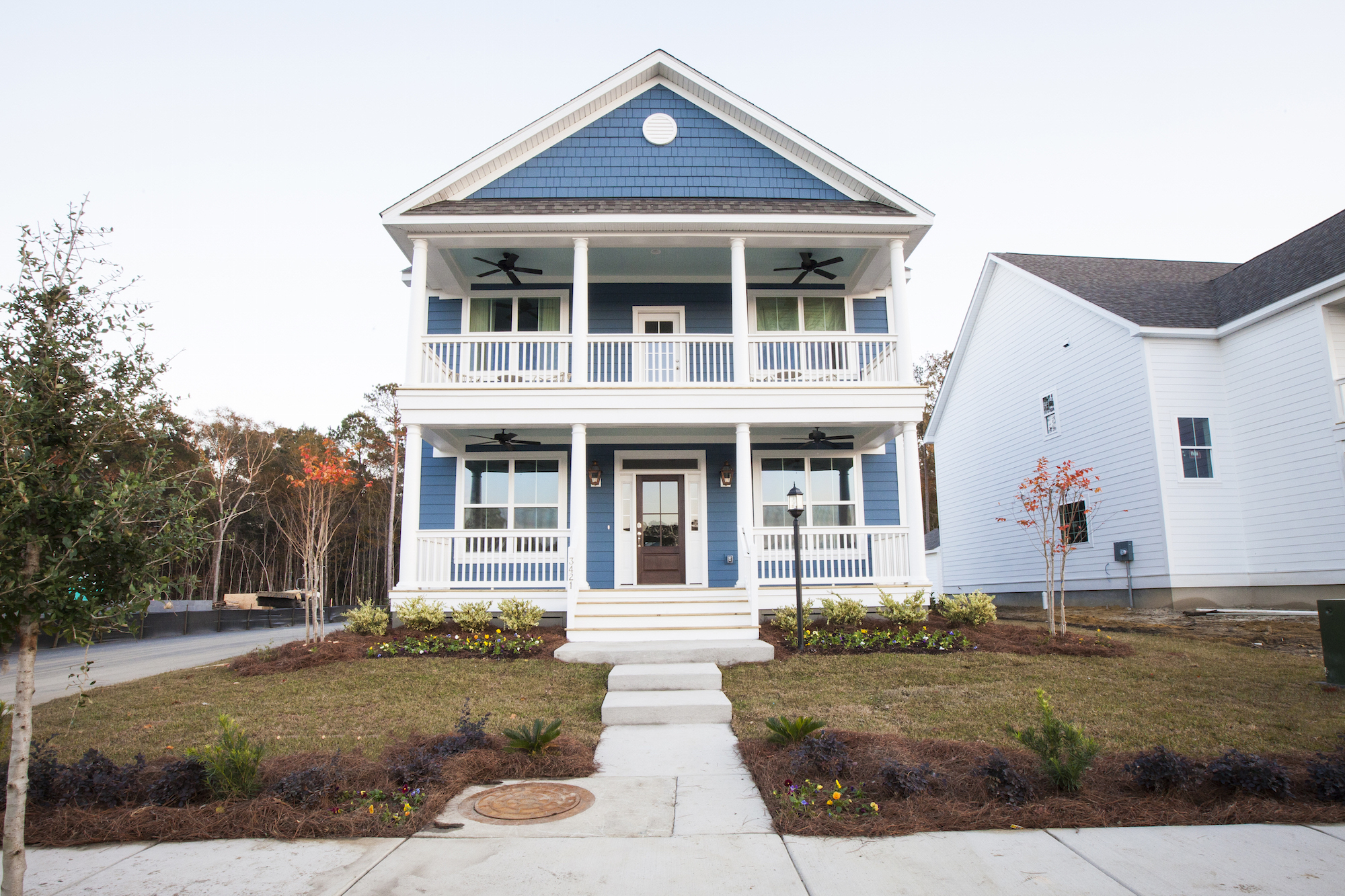 Crescent Homes Nashville - Tollgate Home in Thompson Station, TN with Charleston Style Architecture