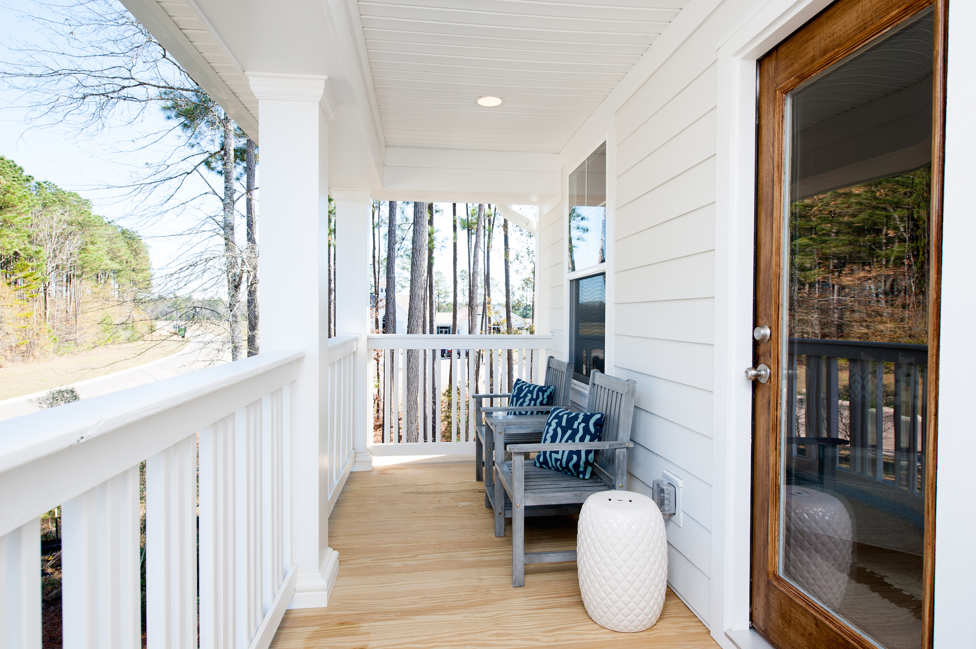 Crescent Homes Alderly at Foxbank Plantation Model Front Porch